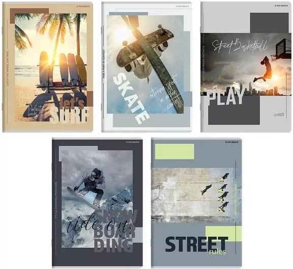 Zeszyt A5/60K linia Poster  TOP2000 - tantis.pl