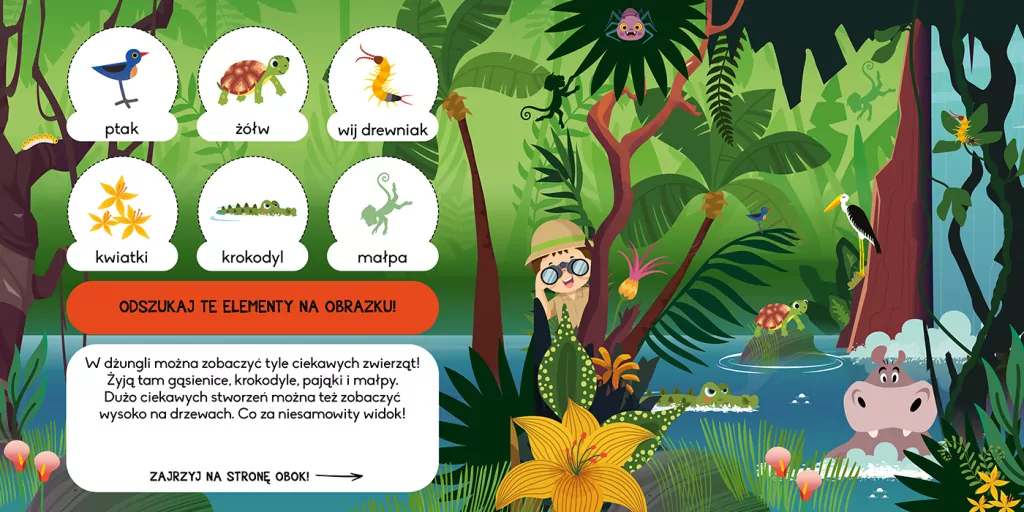 Dżungla. Magiczna latarka - tantis.pl