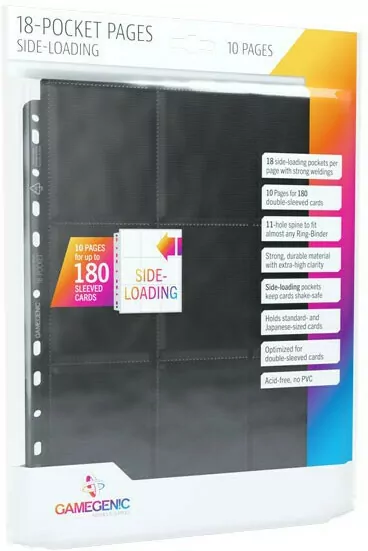 Koszulka do segregatora na karty. Czarna - tantis.pl