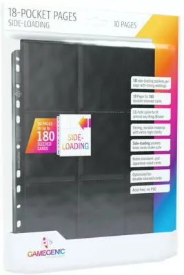 Koszulka do segregatora na karty. Czarna