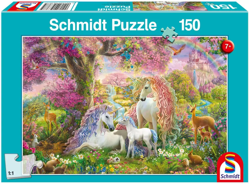 Puzzle 150 Rodzina jednorożców G3 - tantis.pl