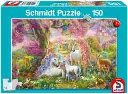 Puzzle 150 Rodzina jednorożców G3