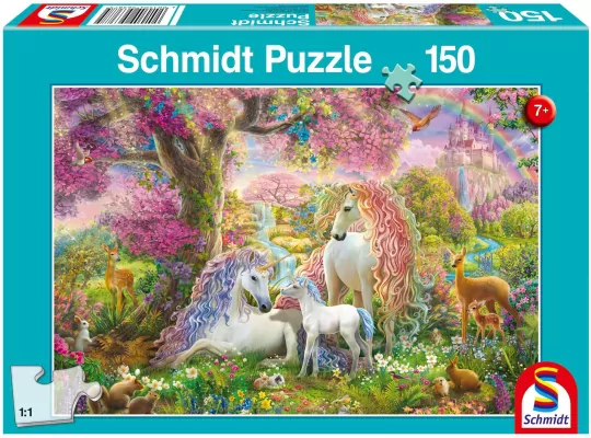 Puzzle 150 Rodzina jednorożców G3
