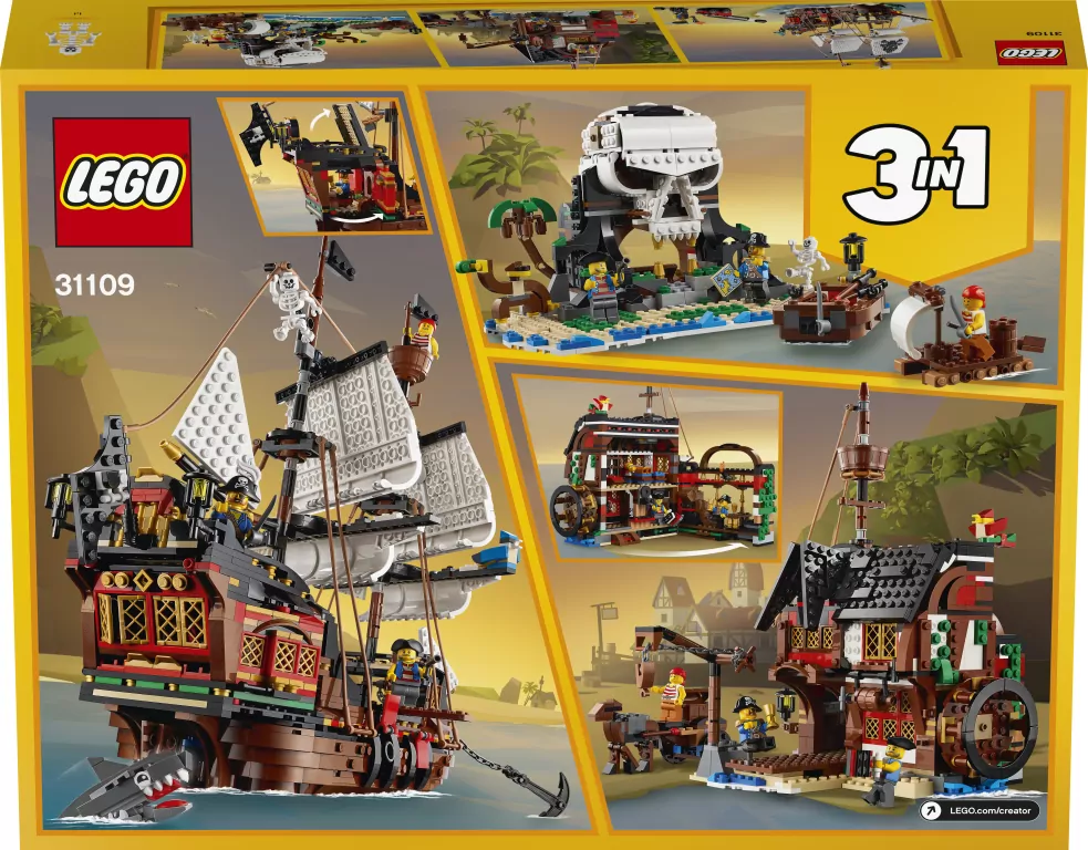 LEGO® Creator. Statek piracki. 31109 - tantis.pl