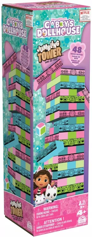 Spin Master. Koci Domek Gabi. Wieża gra 6066778 - tantis.pl