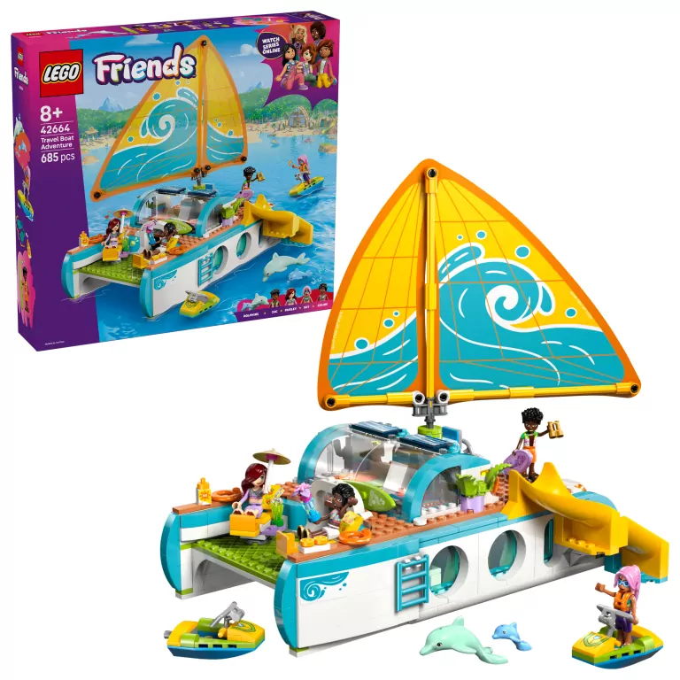 LEGO® Friends. Przygoda na łodzi 42664 - tantis.pl