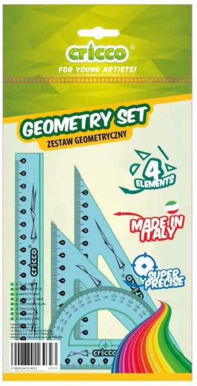 Zestaw geometryczny. 4 elementy - tantis.pl
