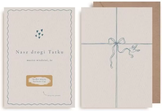 Kartka zdrapka - Nasz drogi Tatku