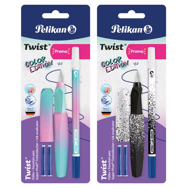 Zestaw Pióro wieczne + naboje + korektor PELIKAN - tantis.pl