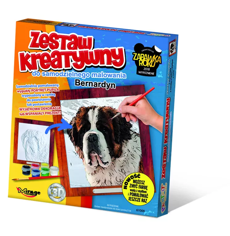 Zestaw Kreatywny do malowania - Bernardyn - tantis.pl