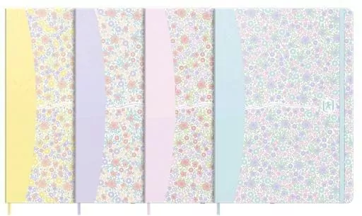 Notatnik A5/80K kratka Floral mix OXFORD - tantis.pl
