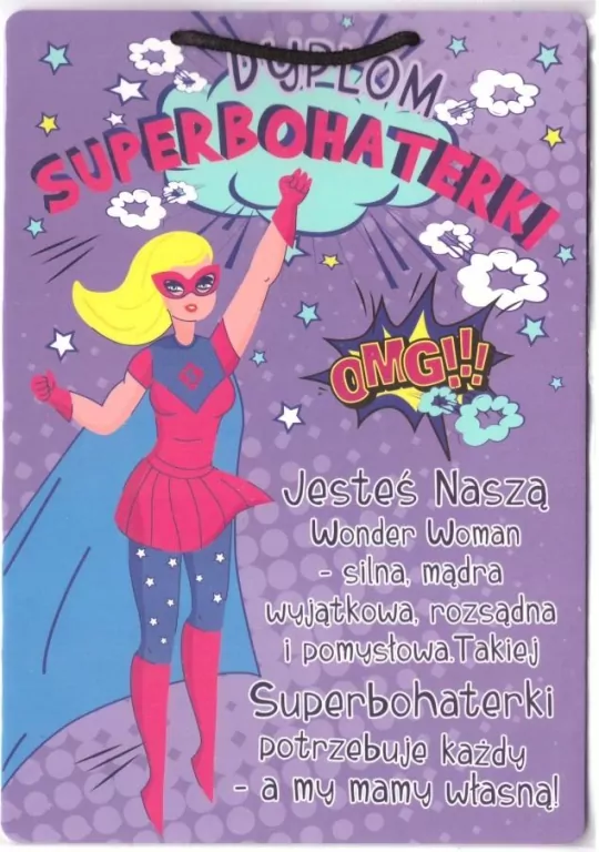 Dyplom - Superbohaterka - tantis.pl