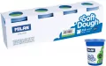Ciastolina Basic 116g 4 słoiczki zielona MILAN - tantis.pl