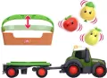 ABC Owocowy traktor z przyczepą 30cm - tantis.pl