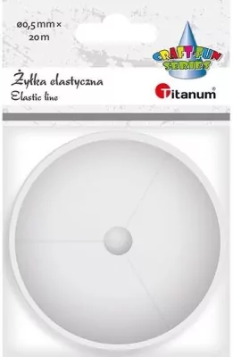 Żyłka silikonowa elastyczna 0,5mm 20m