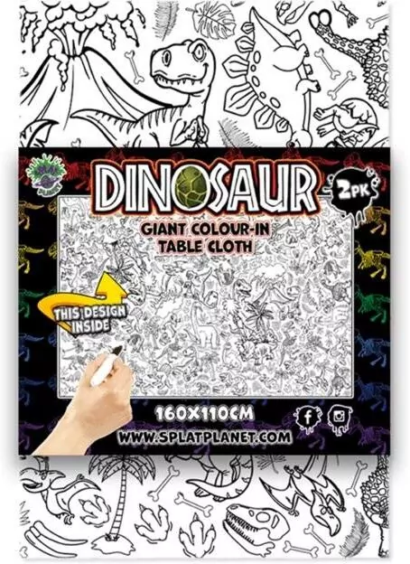 Obrus do pomalowania Dinozaury - tantis.pl