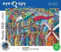 Puzzle 1000. Eye-Spy Sneaky Peekers Amsterdam TREFL - tantis.pl