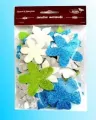 Kwiatki brokatowe, 60 sztuk - tantis.pl
