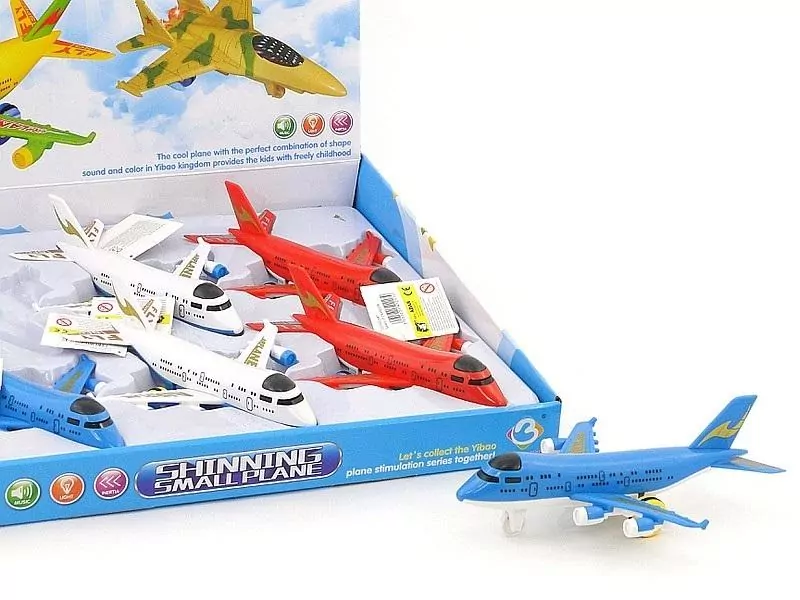 Samolot 20cm z napędem na koło MIX - tantis.pl
