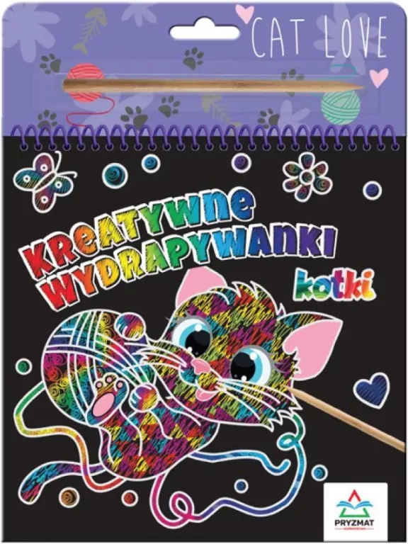 Kreatywne wydrapywanki. Kotki - tantis.pl