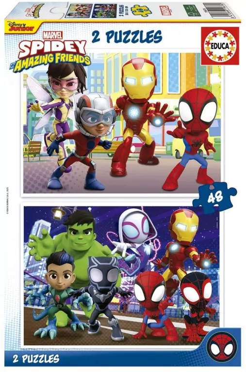 Puzzle 2x48 Spidey i Super-Kumple - tantis.pl