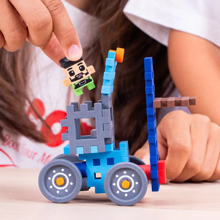 Mini Waffle - Farmer - Traktor z pługiem - tantis.pl