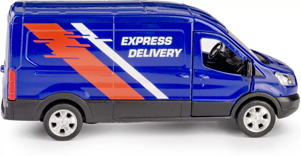 Ford Transit Van 2018, niebieski - tantis.pl