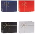 Torebka ozdobna 40x31x12cm hot-stamp mix ROZETTE. 1 sztuka - tantis.pl