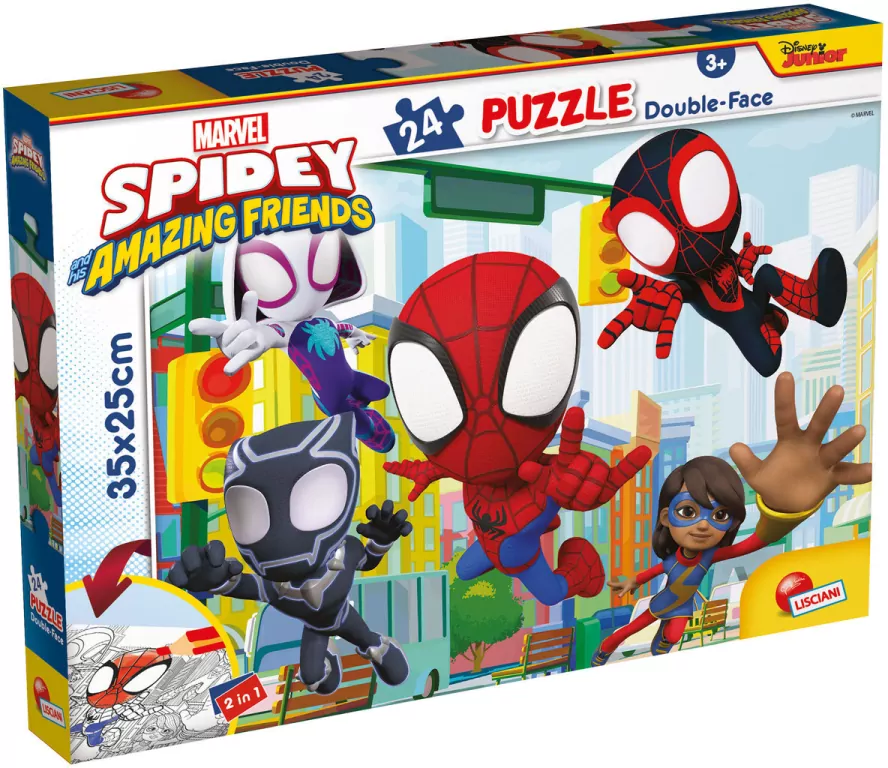 Lisciani. Puzzle. Spidey, 24  elementy - tantis.pl