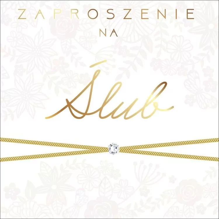 Zaproszenie Ślub - tantis.pl