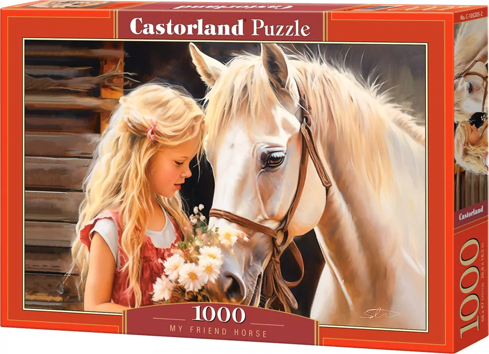 Puzzle 1000. My Friend Horse. C-105205-2 - tantis.pl