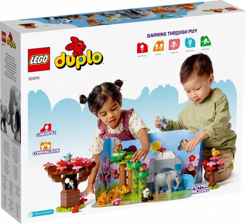 LEGO® DUPLO® Town. Dzikie zwierzęta Azji. 10974 - tantis.pl