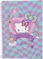 Kołobrulion B5 100k. kratka plastikowa spirala Hello Kitty wzór 2 - tantis.pl