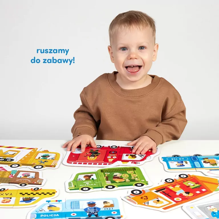 CzuCzu. Pojazdy. Pierwsze puzzle. 2+ - tantis.pl
