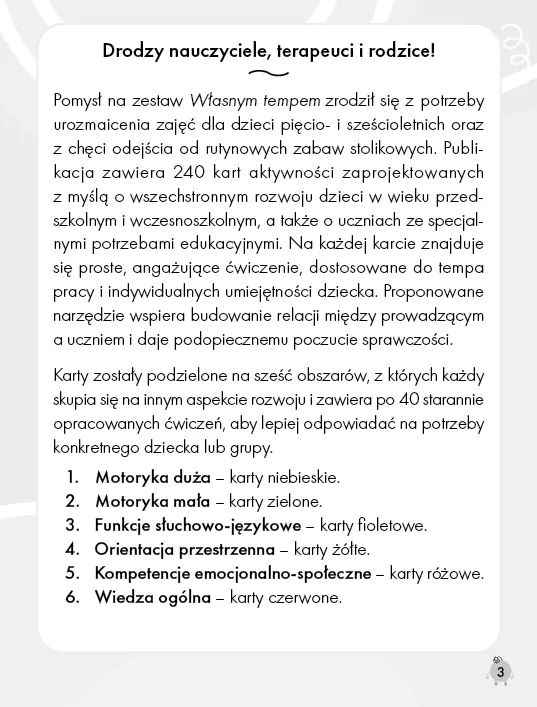 Własnym tempem. Karty aktywności wspierające... - tantis.pl