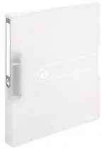 Segregator A4 PP 2R 4cm biały transparentny - tantis.pl