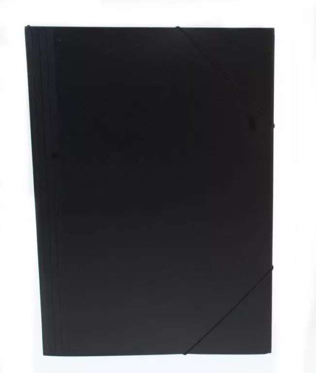 Teczka z gumką PP A3, Czarna - tantis.pl