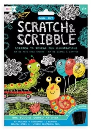 Zdrapywanki. MiniScratch & Scribble. Owady - tantis.pl