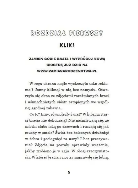 Zamieniłem brata przez internet - tantis.pl