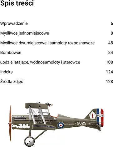 Brytyjskie samoloty I wojny światowej. Myśliwce, bombowce, samoloty rozpoznawcze - tantis.pl