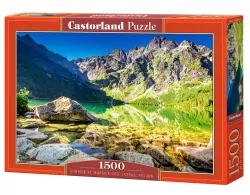 Puzzle 1500. Sunrise at Morskie Oko, Poland. 152216