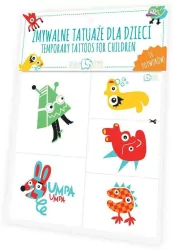 Zmywalne tatuaże dla dzieci - Potwory