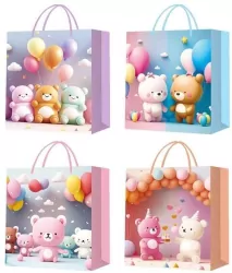 Torebka prezentowa L Miś. 1 sztuka