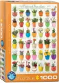 Puzzle 1000. Kaktusy i sukulenty - tantis.pl