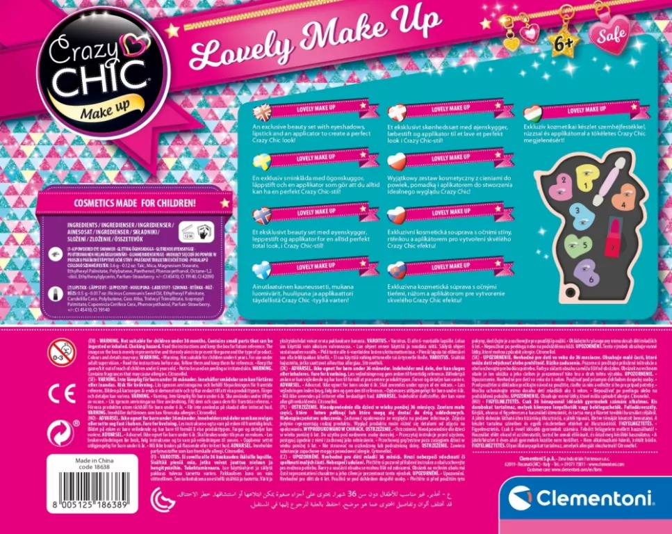Crazy Chic. Mini kosmetyczka. Jelonek - tantis.pl