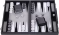 Backgammon czarno-biały - tantis.pl
