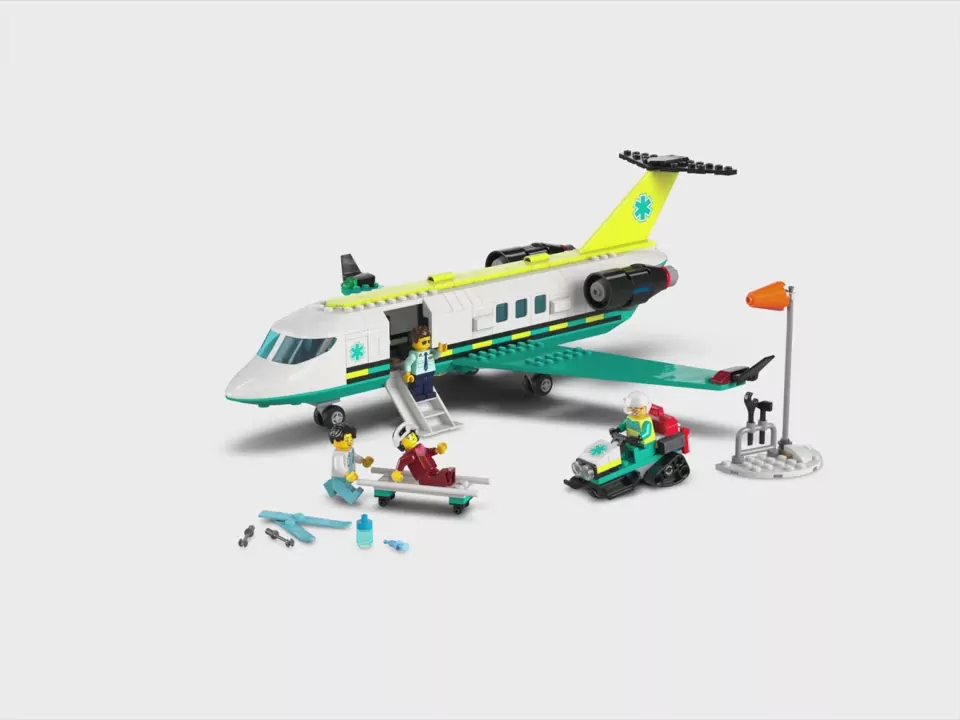 LEGO® City. Samolot pogotowia ratunkowego 60465 - tantis.pl