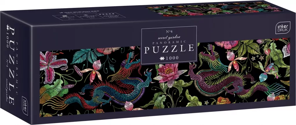 Puzzle panoramiczne 1000 Secret Garden 4 - tantis.pl