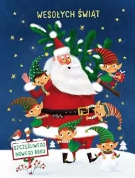 Karnet B6 BN MIKOŁAJ Z ELFAMI