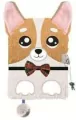 Pamiętnik z kłódką A5/96K 3D włochacz Corgi - tantis.pl